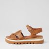 Shoes DJANGO & JULIETTE | Simm Toffee Leather Sandals