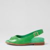 Shoes ZIERA | Jenai W Emerald Leather Sandals