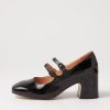 Shoes TOP END | Fiyona Black Patent Leather Mary Jane Heels