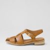 Shoes DJANGO & JULIETTE | Agotary Tan Leather Flat Shoes