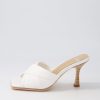 Shoes MOLLINI | Wykiki White Woven Mules