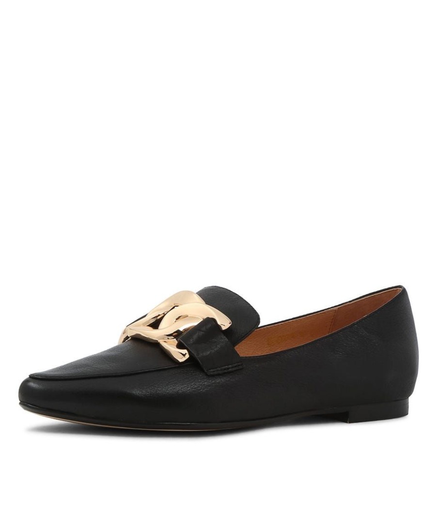 Shoes TOP END | Socoro Black Leather Loafers