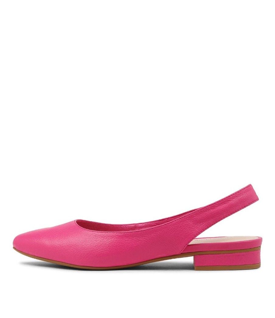 Shoes DIANA FERRARI | Dyani Fuchsia Leather Flat Shoes