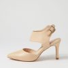 Shoes TOP END | Barlina Nude Leather Heels