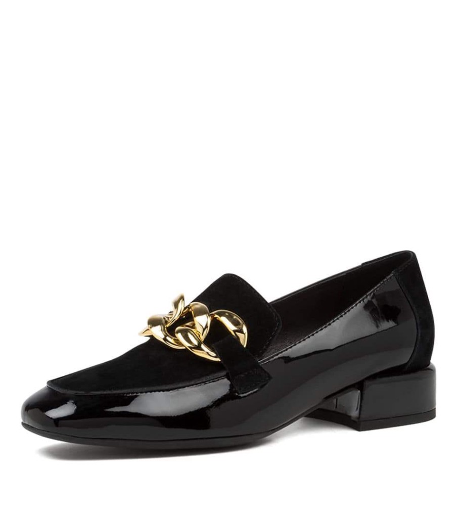 Shoes DJANGO & JULIETTE | Vivandy Dj Black Patent Suede