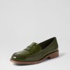 Shoes DJANGO & JULIETTE | Messina Khaki Patent Leather Loafers