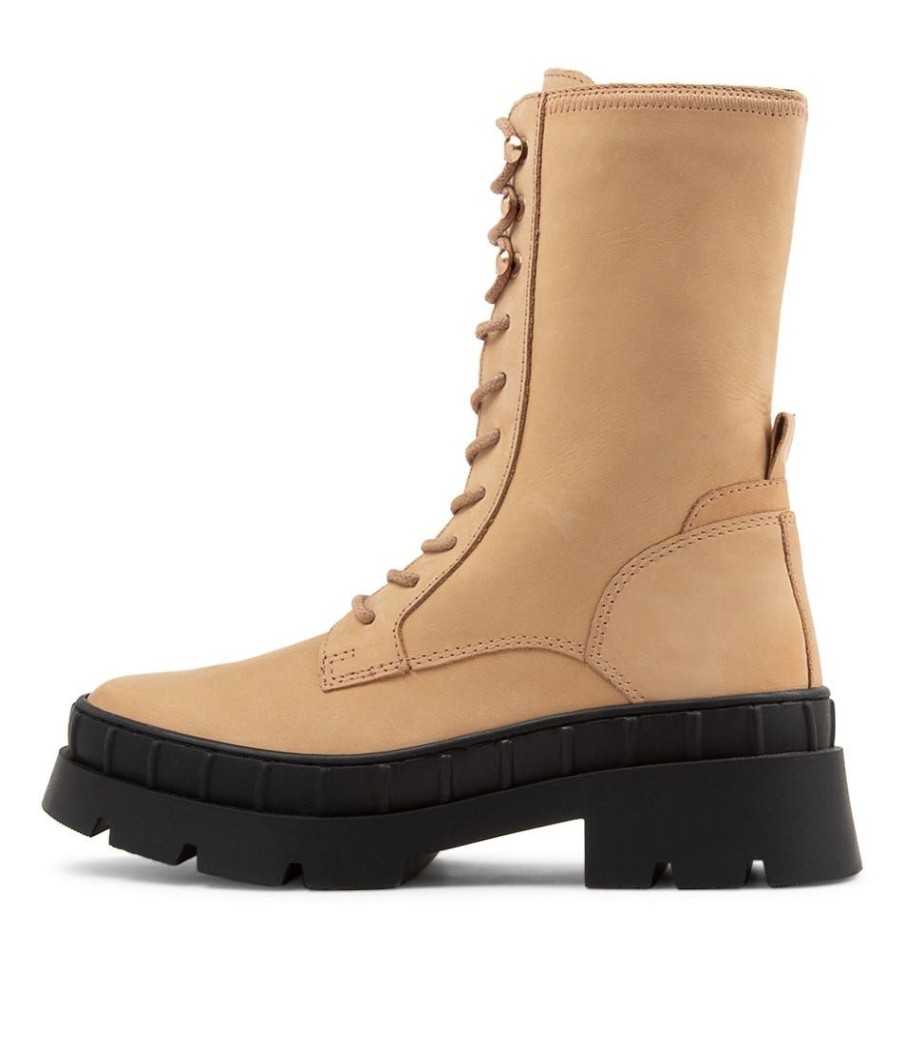 Shoes MOLLINI | Nayders Tan Nubuck Calf Boots Bs