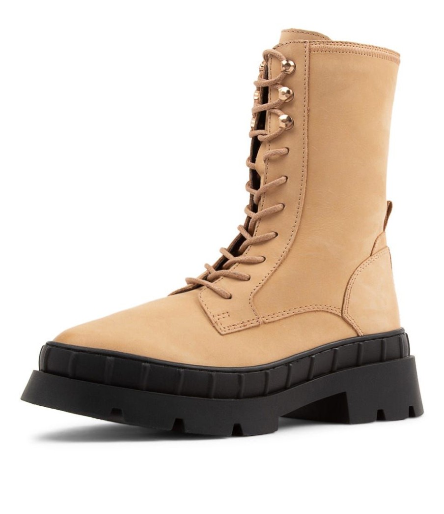 Shoes MOLLINI | Nayders Tan Nubuck Calf Boots Bs