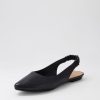 Shoes MOLLINI | Georgin Black Leather Flat Shoes