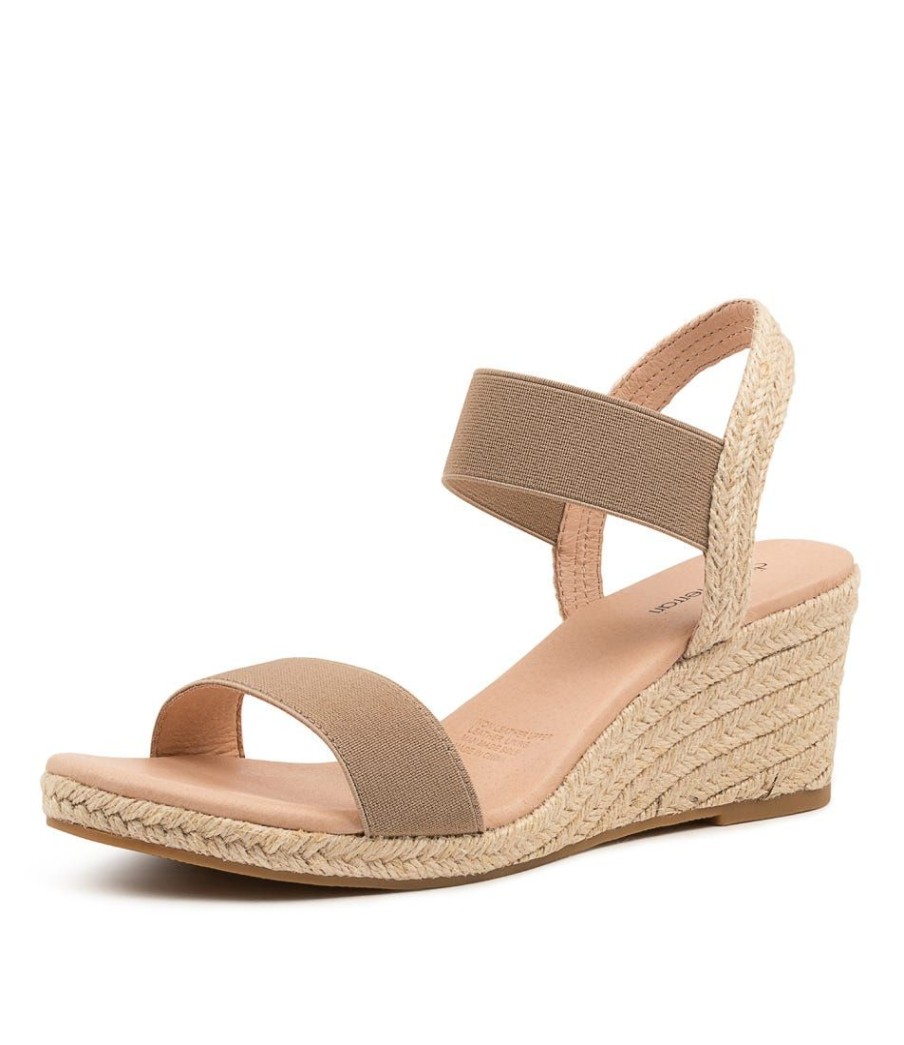 Shoes DIANA FERRARI | Jeppattie Taupe Elastic