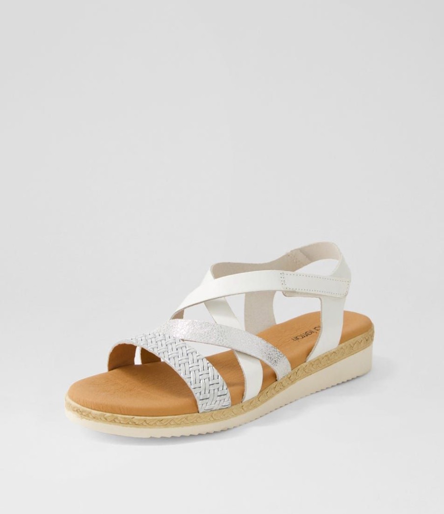 Shoes DIANA FERRARI | Andreina White Multi Sandals