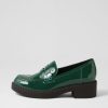 Shoes DJANGO & JULIETTE | Xavide Emerald Black Patent Leather Heels