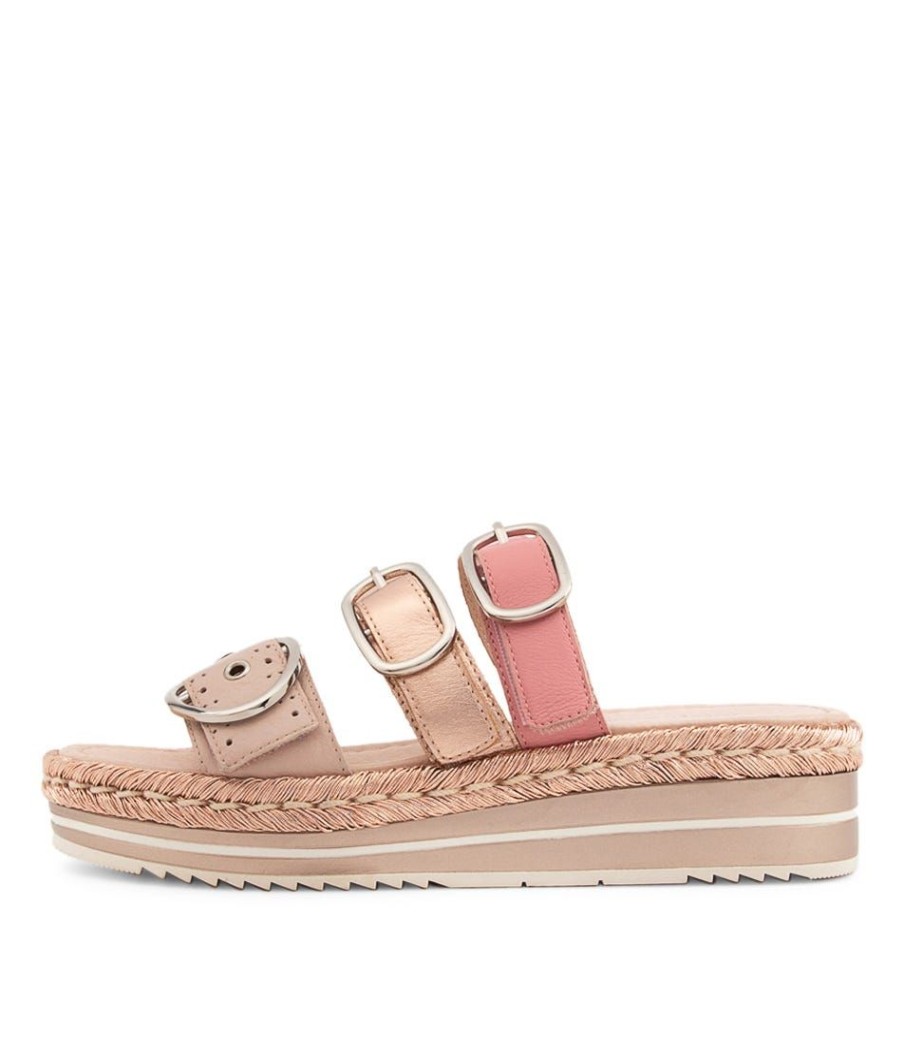 Shoes DJANGO & JULIETTE | Abbas Rose Multi Slides