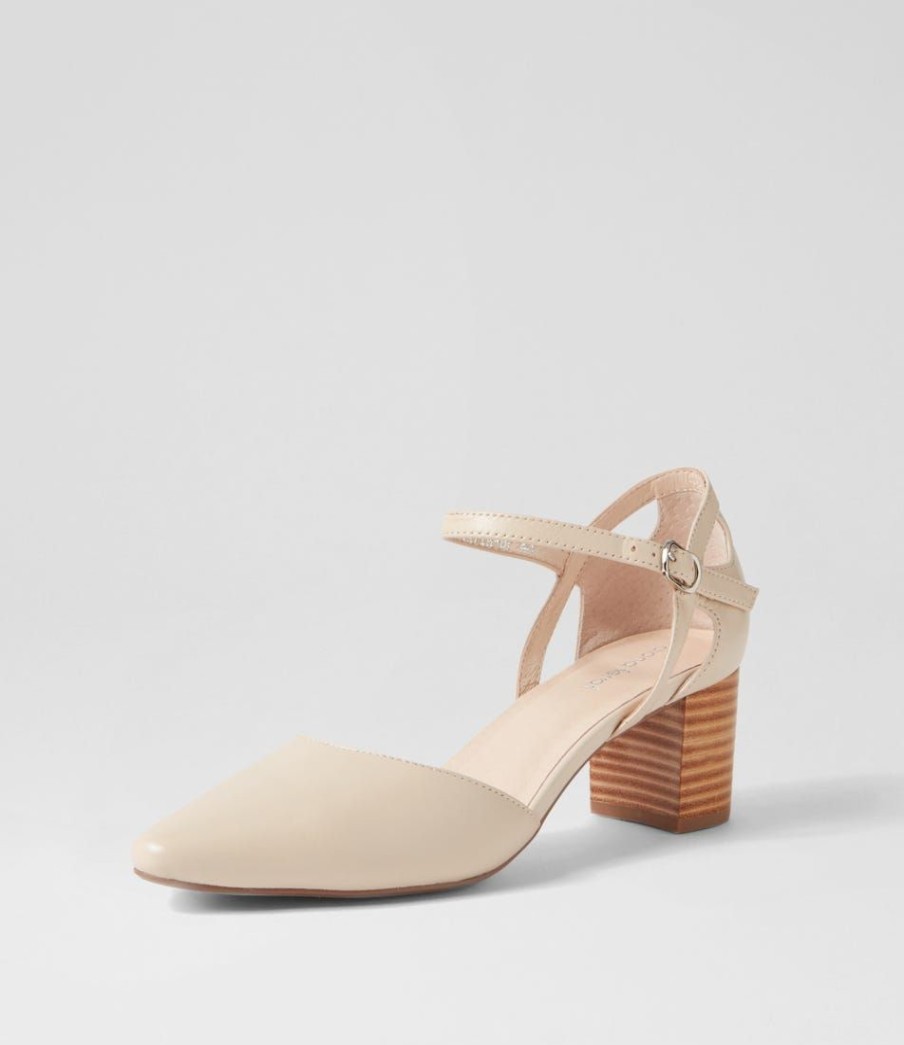 Shoes DIANA FERRARI | Loctavia Cream Leather Heels