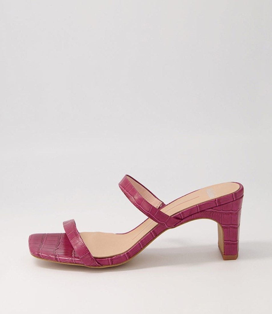 Shoes MOLLINI | Hailed Berry Croc Mules