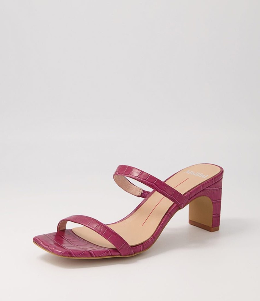 Shoes MOLLINI | Hailed Berry Croc Mules