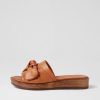 Shoes DIANA FERRARI | Alinah Tan Leather Slides