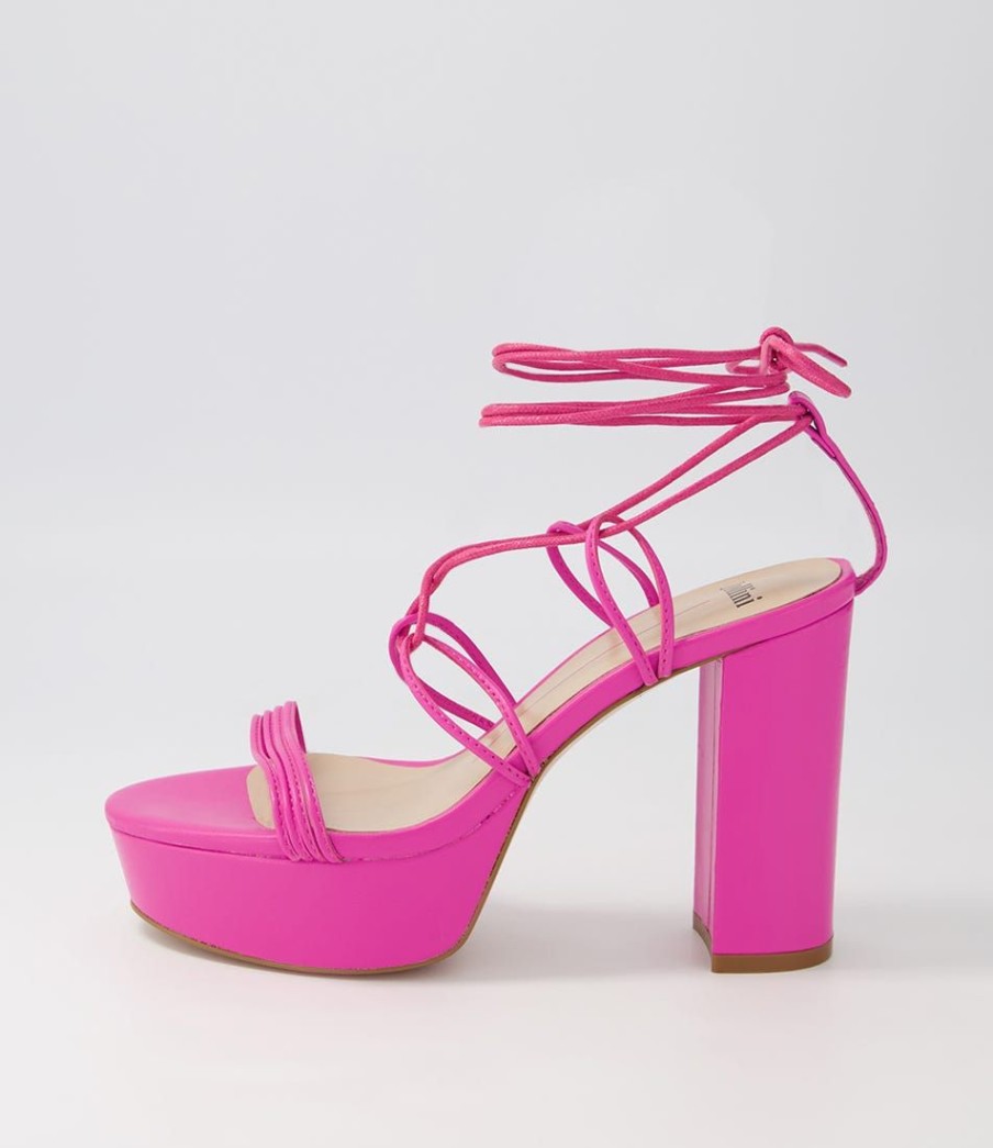 Shoes MOLLINI | Allieo Fuchsia Leather Sandals