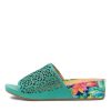 Shoes ZIERA | Mehmet W Light Emerald Leather Sandals