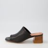 Shoes DJANGO & JULIETTE | Fallow Black Leather Mules