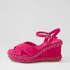 Shoes DJANGO & JULIETTE | Valrae Fuchsia Suede Sandals