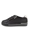 Shoes ZIERA | Audry W Black White Leather Sneaker Bs