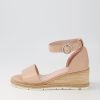 Shoes MOLLINI | Nacha Dark Nude Leather Espadrilles