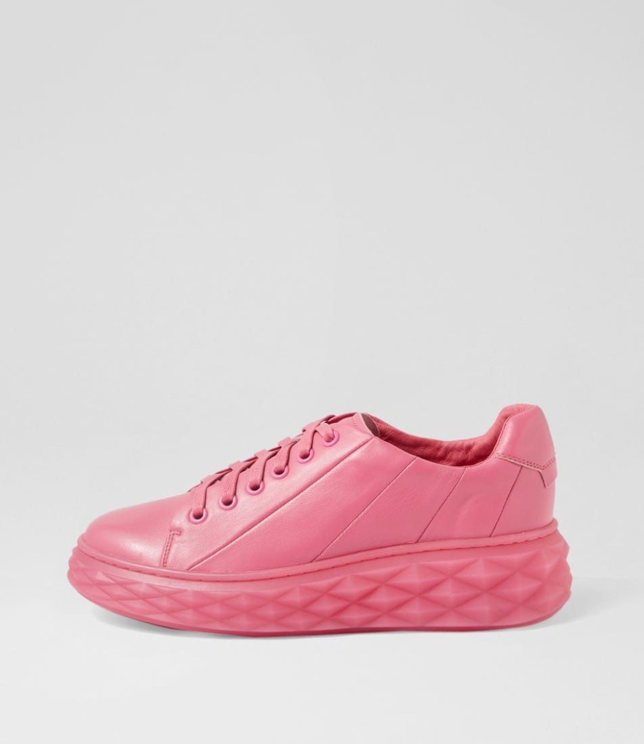 Shoes TOP END | Irsia New Pink Leather Sneakers