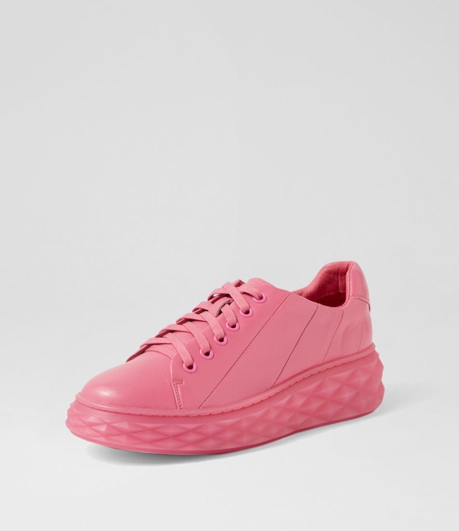 Shoes TOP END | Irsia New Pink Leather Sneakers