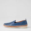 Shoes DIANA FERRARI | Moala Deep Blue Tan Leather Loafers