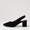 Shoes DIANA FERRARI | Lillian Black Suede Heels