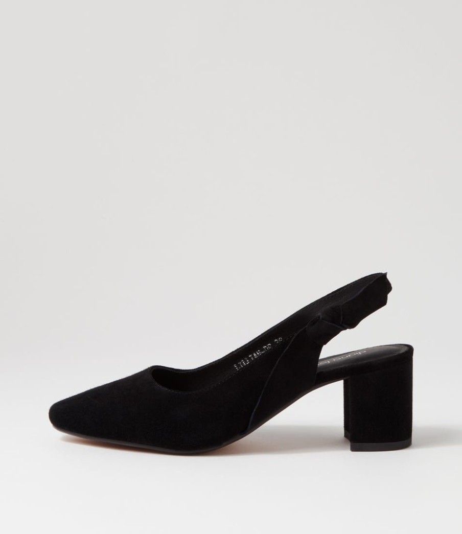 Shoes DIANA FERRARI | Lillian Black Suede Heels