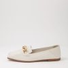 Shoes DIANA FERRARI | Tusconi Cream Leather Flat Shoes