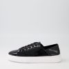 Shoes MOLLINI | Oskher Black White Patent Leather Sneakers