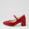 Shoes DIANA FERRARI | Cartia Red Patent Leather Mary Jane Heels