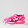 Shoes TOP END | Sereno Hot Pink White Patent Multi Sneakers