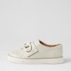 Shoes ZIERA | Peeko Xf Ivory Leather Sneakers