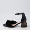 Shoes DJANGO & JULIETTE | Makiko Black Patent Suede Heels