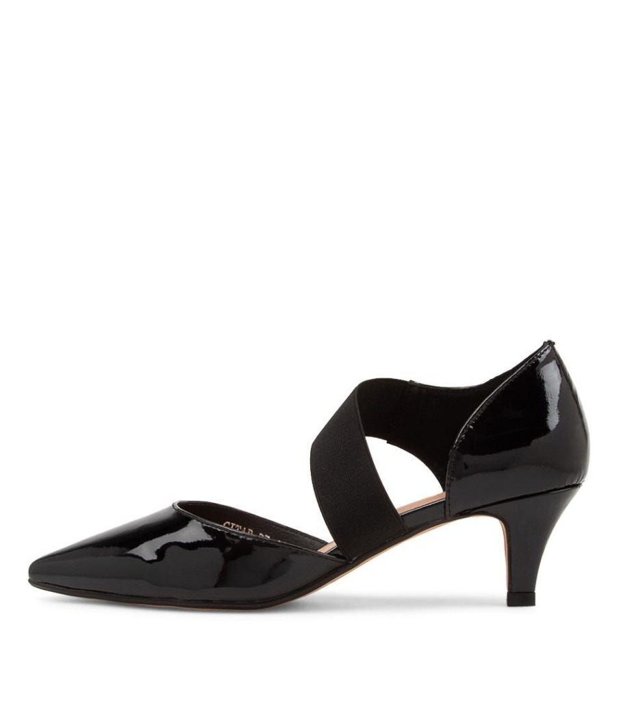 Shoes DIANA FERRARI | Citar Black Patent Leather Heels