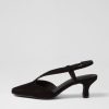 Shoes DJANGO & JULIETTE | Cadman Black Suede Heels