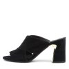 Shoes DJANGO & JULIETTE | Kadmos Black Suede Mules