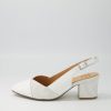 Shoes ZIERA | Vabra Xw White Mix Heels