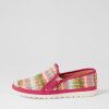 Shoes DIANA FERRARI | Ashess Fuchsia Multi Flat Shoes