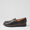 Shoes TOP END | Ozama Lrg Black Leather Loafers