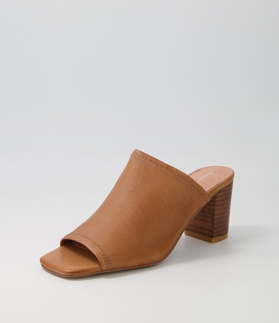 Shoes DJANGO & JULIETTE | Pantry Tan Leather Mules