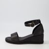 Shoes MOLLINI | Nacha Black Leather Espadrilles