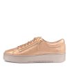 Shoes DJANGO & JULIETTE | Laila Rose Gold Croco Leather Sneakers Rgs