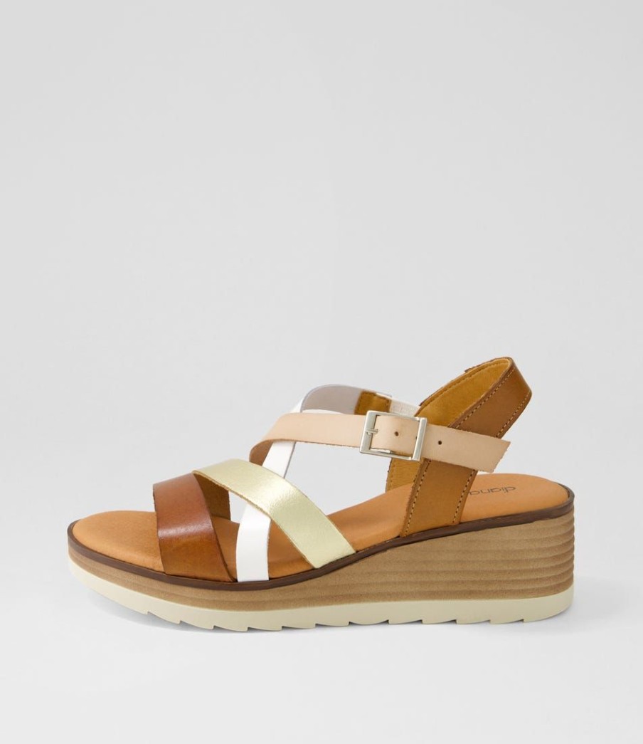 Shoes DIANA FERRARI | Jennifers Tan Multi Sandals