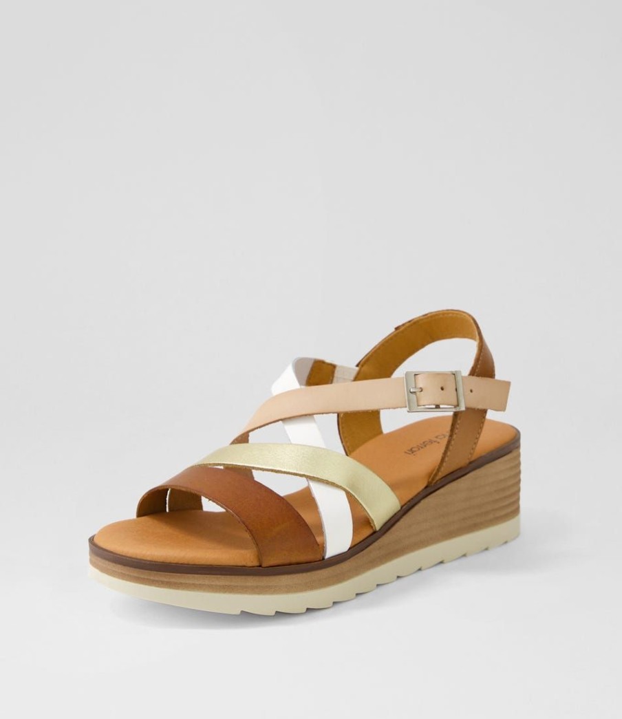 Shoes DIANA FERRARI | Jennifers Tan Multi Sandals