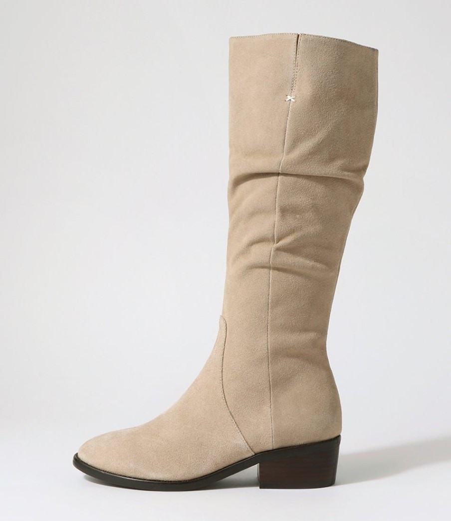 Shoes DIANA FERRARI | Gladlii Taupe Suede Knee High Boots